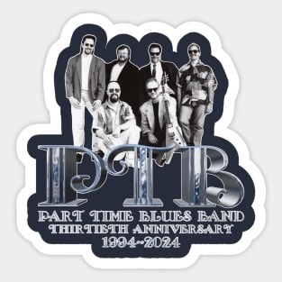 PTB 30th Anniversary - Chrome Design Sticker